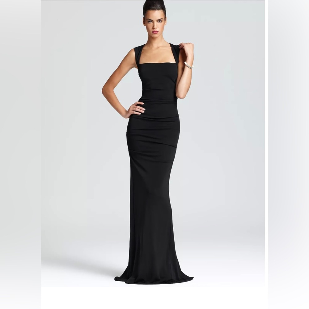 Nicole Miller formal black tie dress